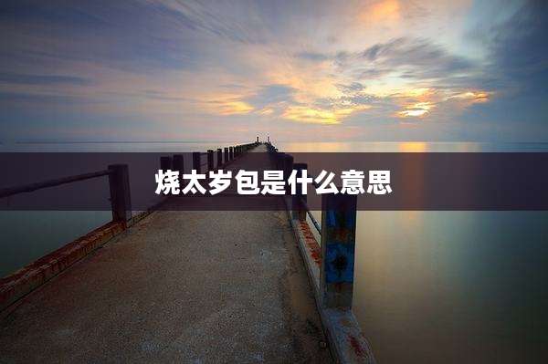 烧太岁包是什么意思