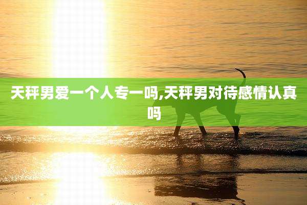 天秤男爱一个人专一吗,天秤男对待感情认真吗
