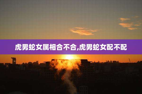 虎男蛇女属相合不合,虎男蛇女配不配