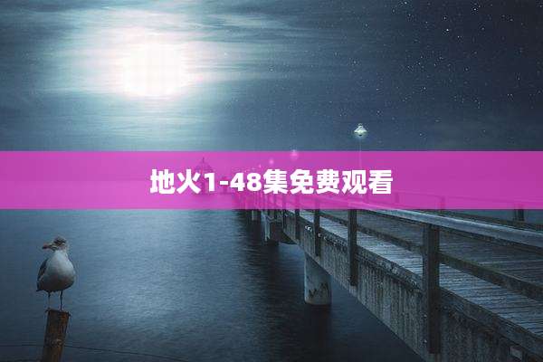 地火1-48集免费观看