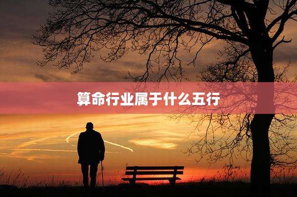 算命行业属于什么五行