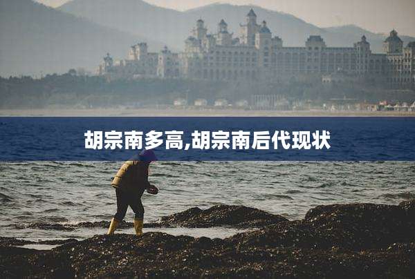 胡宗南多高,胡宗南后代现状