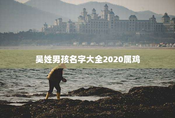 吴姓男孩名字大全2020属鸡