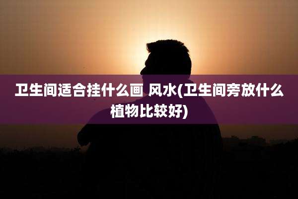 卫生间适合挂什么画 风水(卫生间旁放什么植物比较好)