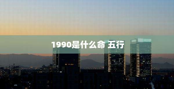 1990是什么命 五行