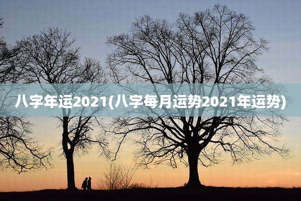 八字年运2021(八字每月运势2021年运势)