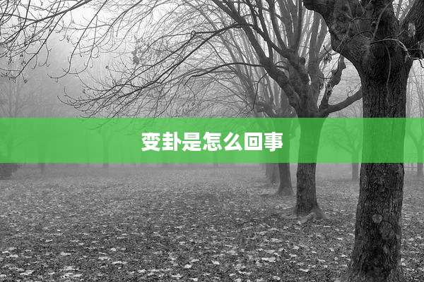 变卦是怎么回事