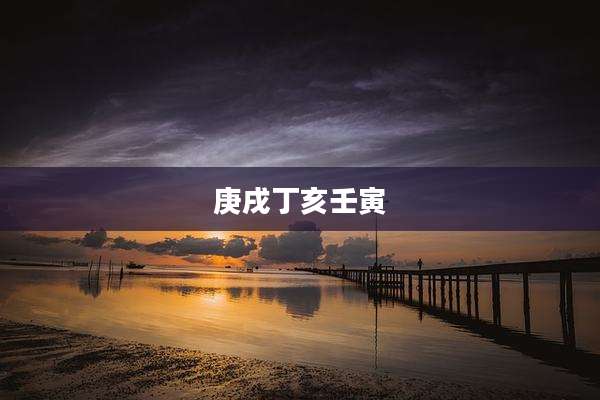 庚戌丁亥壬寅