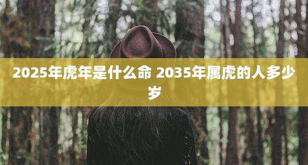 2025年虎年是什么命 2035年属虎的人多少岁