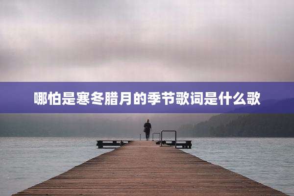 哪怕是寒冬腊月的季节歌词是什么歌
