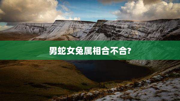 男蛇女兔属相合不合?
