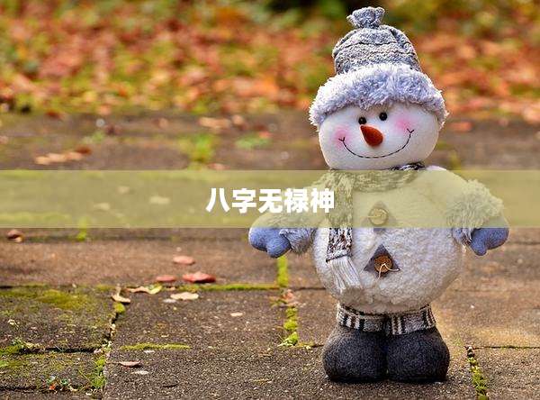 八字无禄神