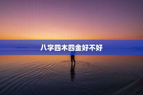八字四木四金好不好