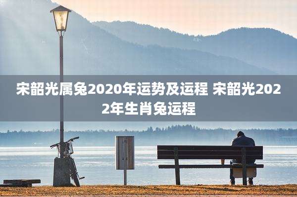 宋韶光属兔2020年运势及运程 宋韶光2022年生肖兔运程