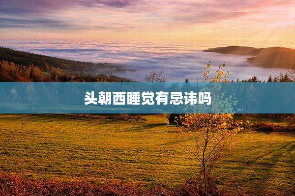 头朝西睡觉有忌讳吗