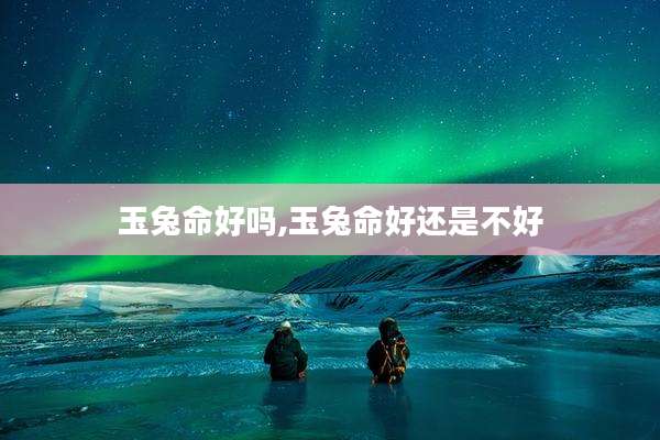 玉兔命好吗,玉兔命好还是不好