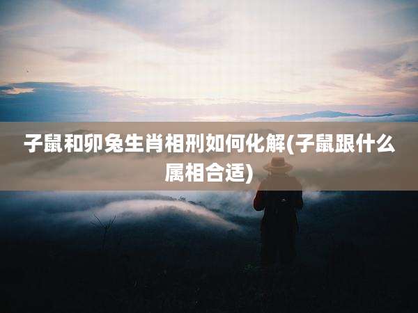 子鼠和卯兔生肖相刑如何化解(子鼠跟什么属相合适)