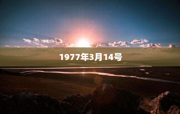1977年3月14号