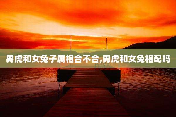 男虎和女兔子属相合不合,男虎和女兔相配吗
