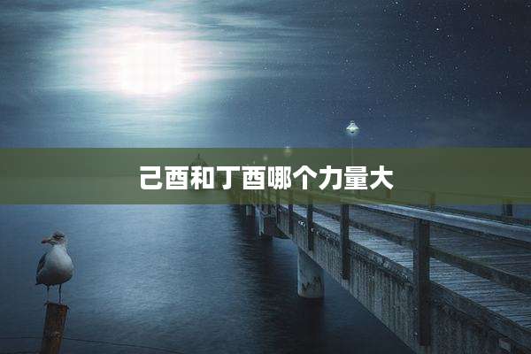 己酉和丁酉哪个力量大