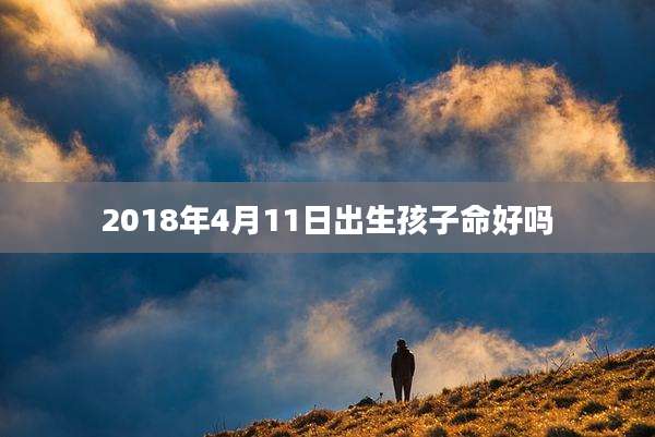 2018年4月11日出生孩子命好吗