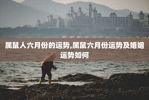 属鼠人六月份的运势,属鼠六月份运势及婚姻运势如何