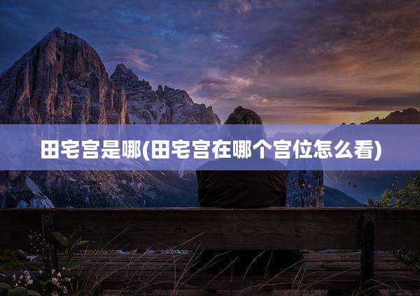 田宅宫是哪(田宅宫在哪个宫位怎么看)