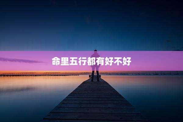 命里五行都有好不好