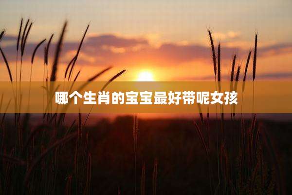 哪个生肖的宝宝最好带呢女孩