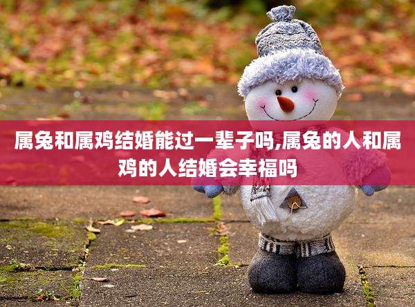属兔和属鸡结婚能过一辈子吗,属兔的人和属鸡的人结婚会幸福吗