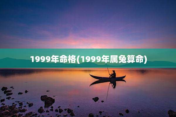 1999年命格(1999年属兔算命)