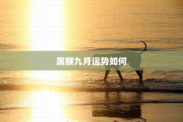 属猴九月运势如何