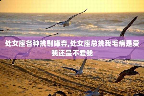 处女座各种挑剔嫌弃,处女座总挑我毛病是爱我还是不爱我