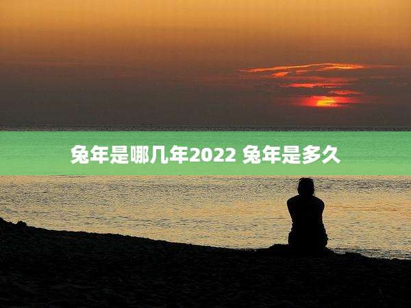 兔年是哪几年2022 兔年是多久