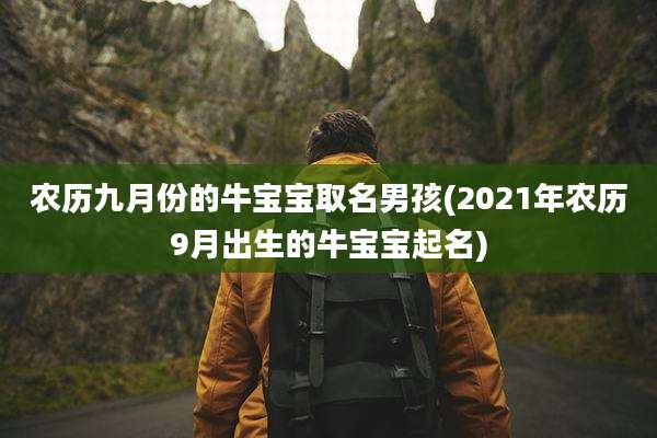 农历九月份的牛宝宝取名男孩(2021年农历9月出生的牛宝宝起名)