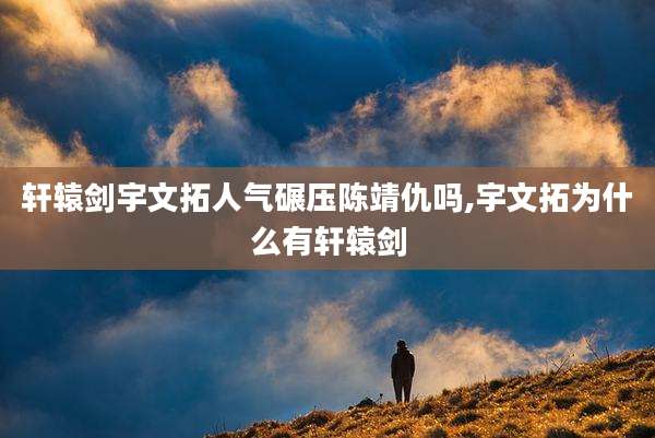轩辕剑宇文拓人气碾压陈靖仇吗,宇文拓为什么有轩辕剑