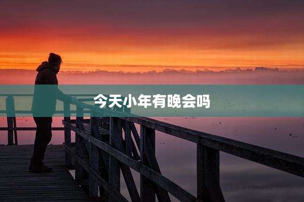 今天小年有晚会吗