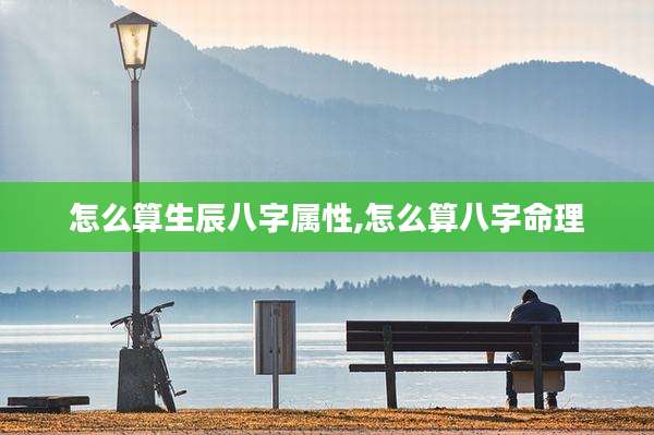怎么算生辰八字属性,怎么算八字命理