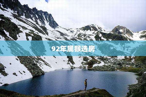 92年属猴选房