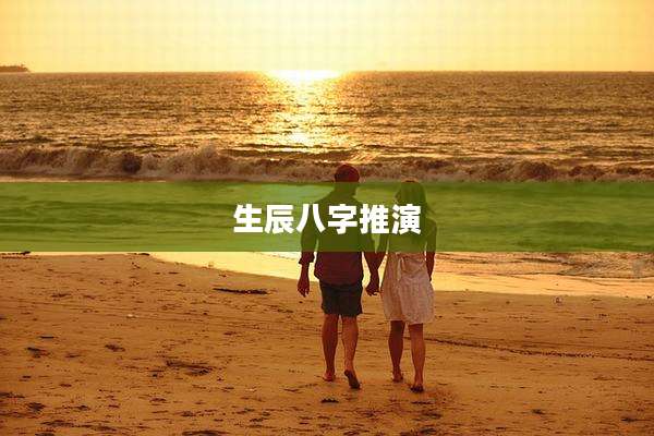 生辰八字推演