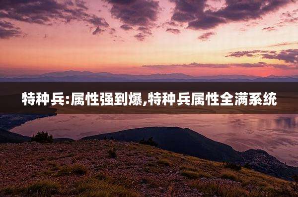 特种兵:属性强到爆,特种兵属性全满系统