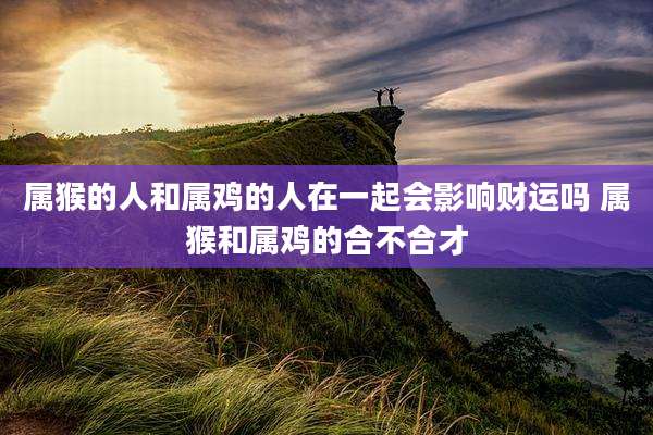 属猴的人和属鸡的人在一起会影响财运吗 属猴和属鸡的合不合才
